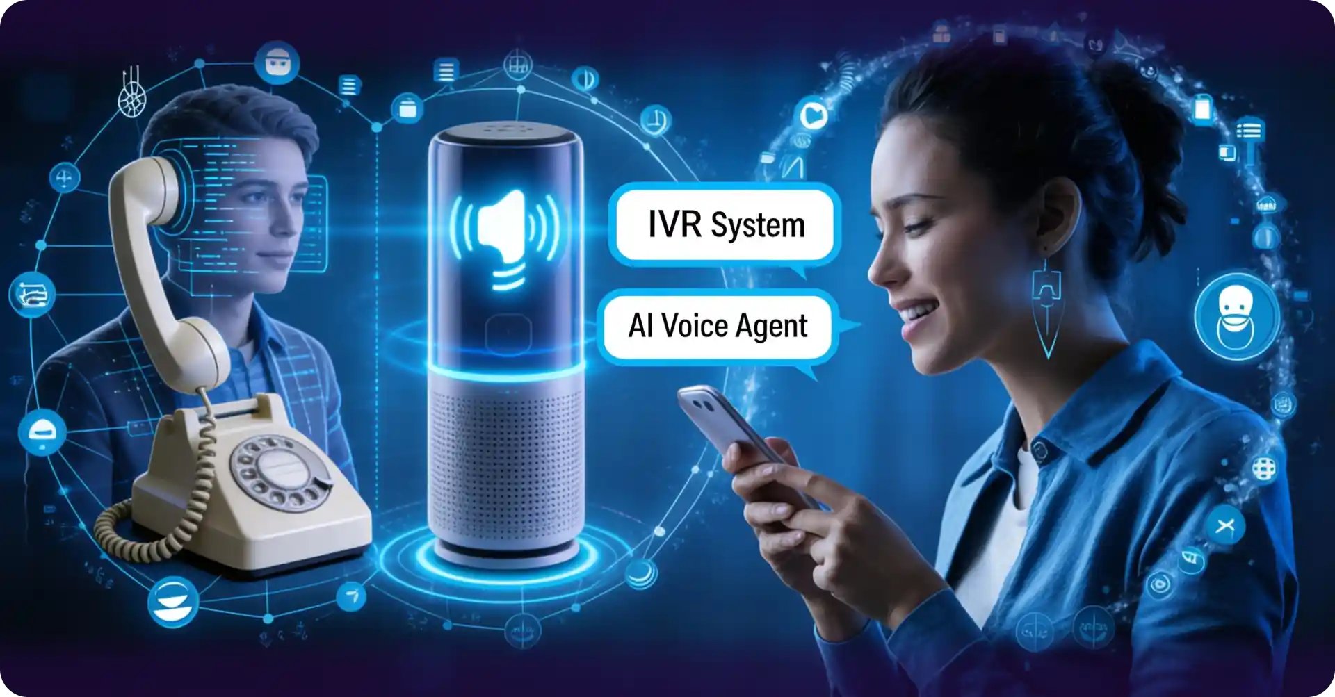 IVR vs AI Voice Agents