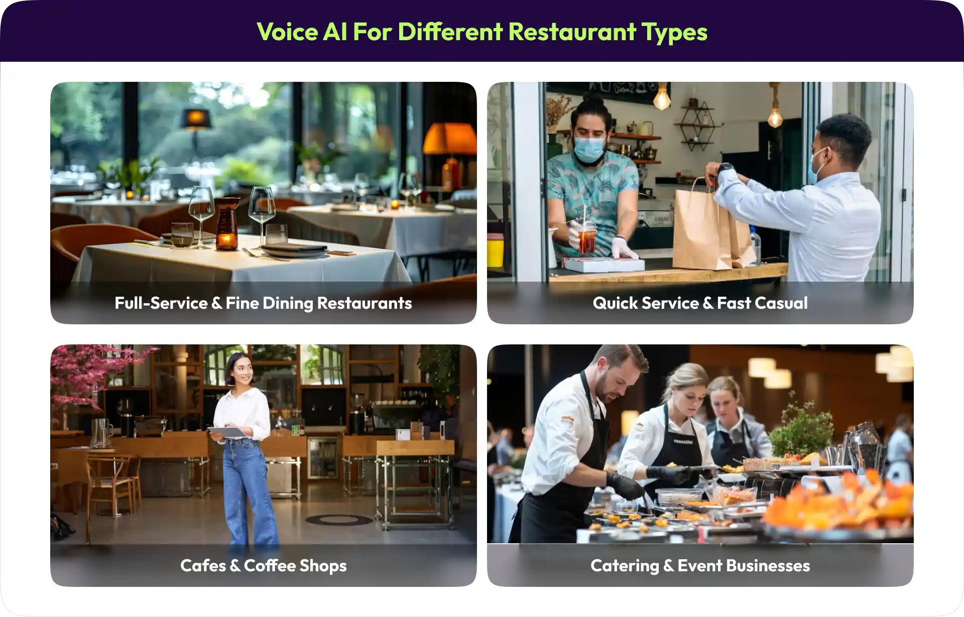 Voice AI for Different Restaurant Types