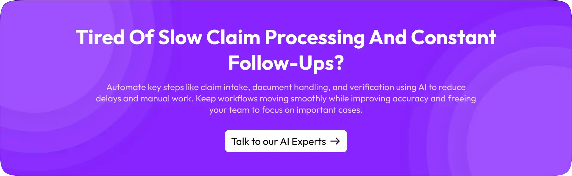 automate claim processing