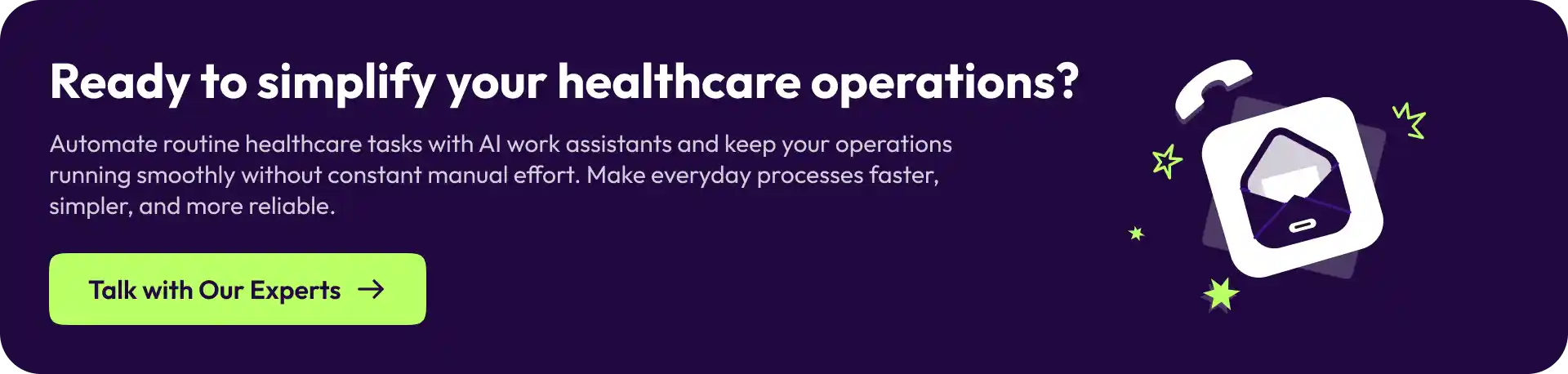 healthcare operations automation