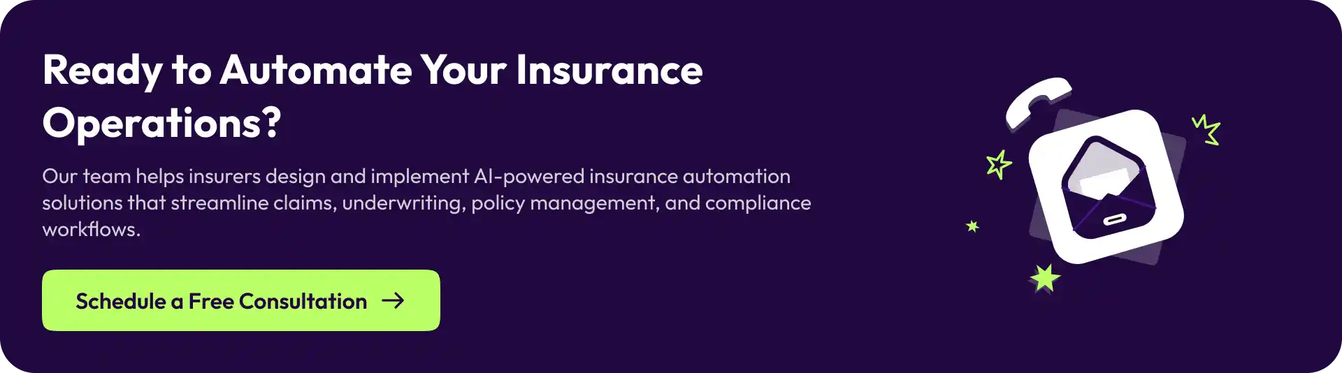 insurance operation automation solutions